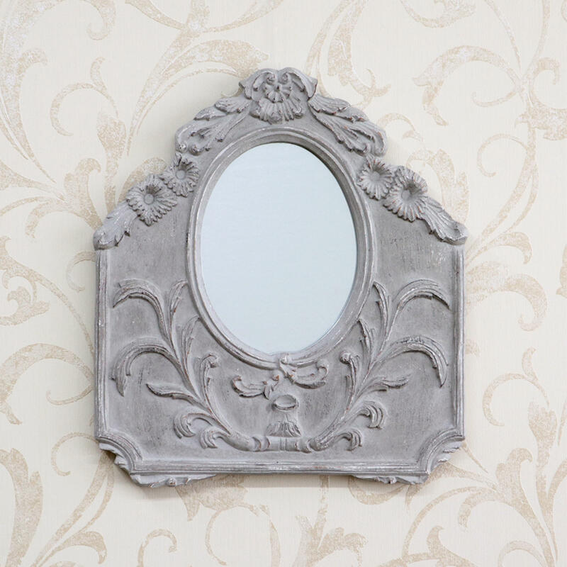 楽天市場】コクシグル ウォールミラーフランス アンティーク シャビー