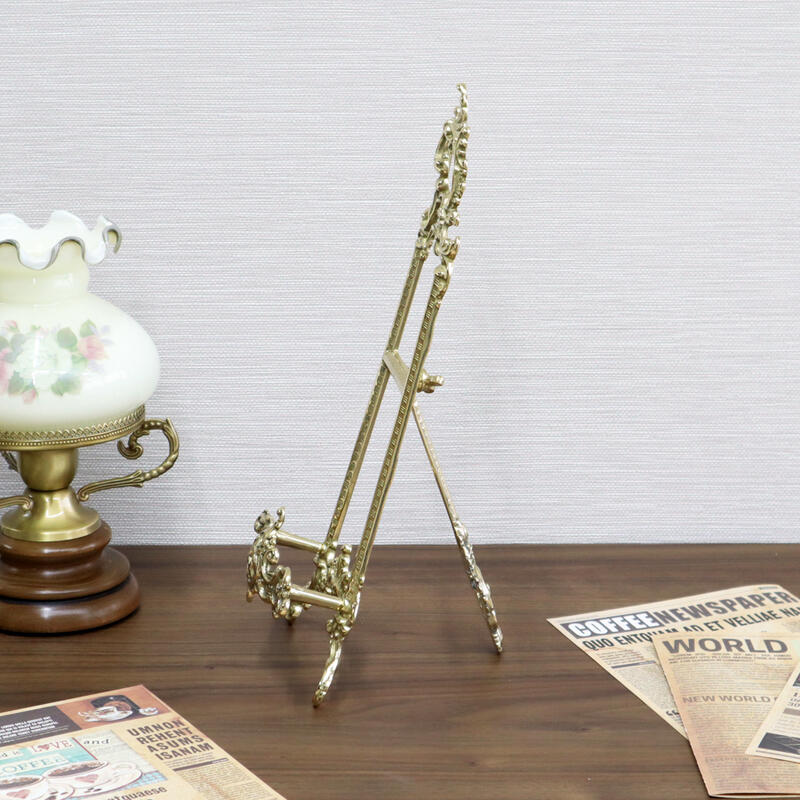 楽天市場】ポイント10倍SALEイタリア製 真鍮 イーゼル Mサイズ