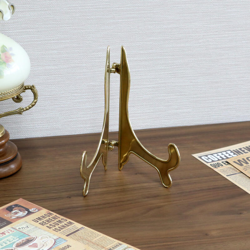 楽天市場】ポイント10倍SALEイタリア製 真鍮 イーゼル Sサイズゴールド