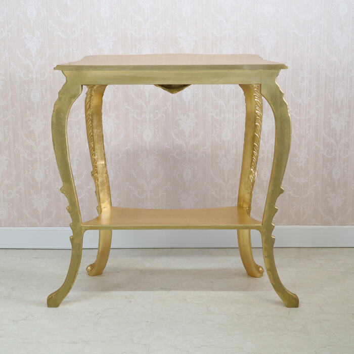 楽天市場】イタリア製 コンソール ゴールドコンソールテーブル サイド