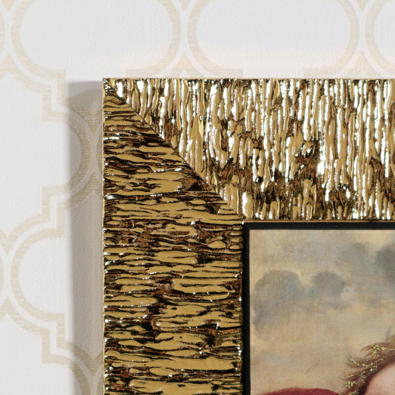 イタリア製 アートフレーム ラファエロ システィーナの聖母ゴールド