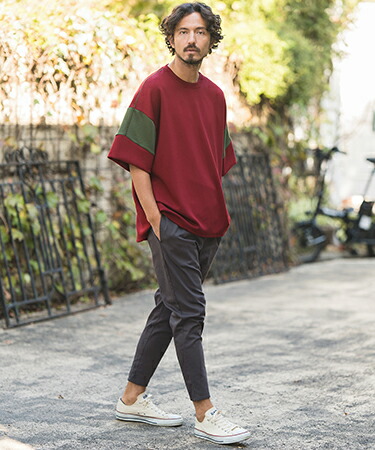 楽天市場】【CAMBIO(カンビオ)】Stretch Saruel Tight Tapered Pants