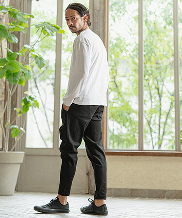 楽天市場】【CAMBIO(カンビオ)】サルエルテーパードパンツ : CAMBIO