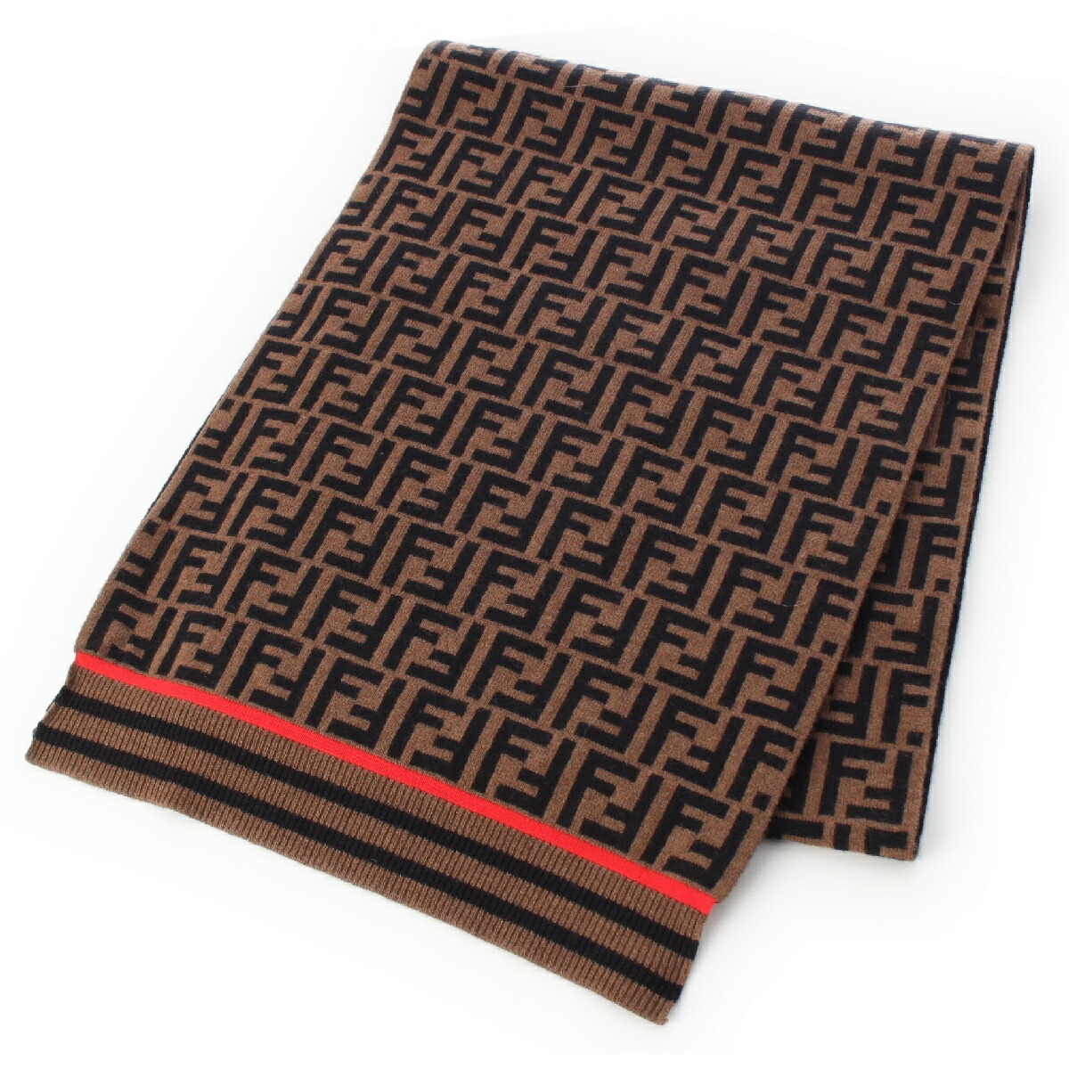 楽天市場】フェンディ FENDI カシミヤ×ウール ズッカ FF柄 ライン