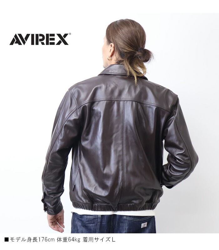 楽天市場】AVIREX アヴィレックス ゴート ベジ スイングトップ レザー