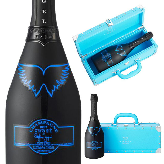 ANGEL エンジェルブリュット ヘイローブルー シャンパン 750ml Amazon