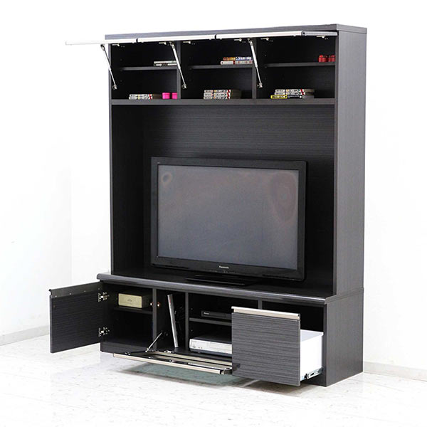 楽天市場】テレビ台 収納 ハイタイプ 幅150cm 高さ180cm【スーパー