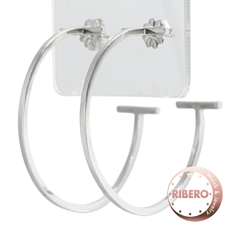 ティファニー Tワイヤー ラージ ピアス 購入 シルバー925 ティファニー