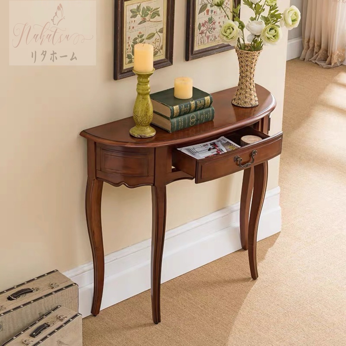 楽天市場】A002069高級サイドテーブル コンソールテーブル ．玄関