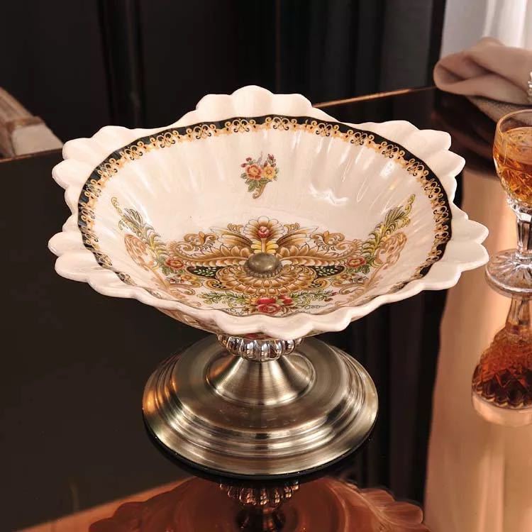 楽天市場】A016204高級果物皿 盛り皿 お菓子皿、フルーツプレート、花