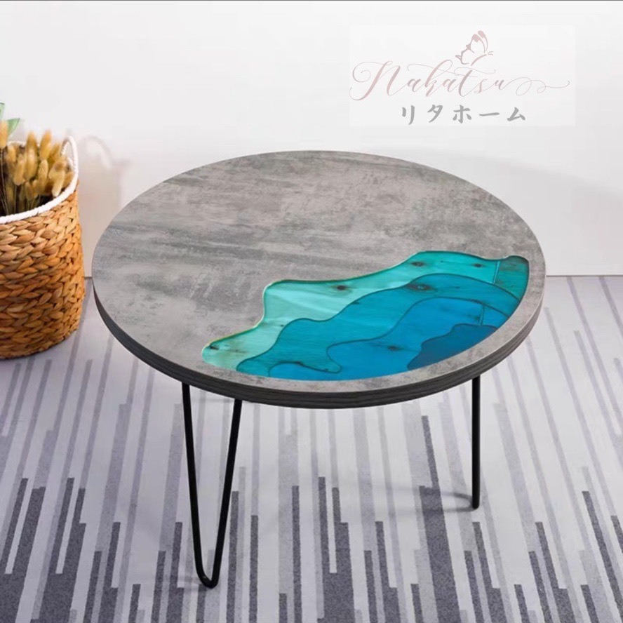 楽天市場】A000378レジンテーブル 机 リバーテーブル 川の流れ ウッド