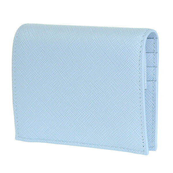 PRADA 水色 二つ折り財布 PRADA - □未使用□ プラダ 二つ折り