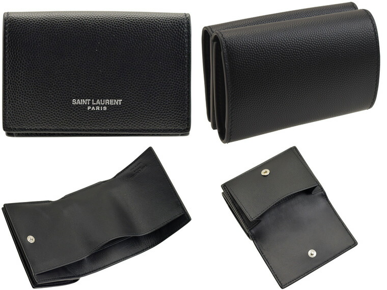 楽天市場】サンローラン SAINT LAURENT PARIS 三つ折り財布 YSL