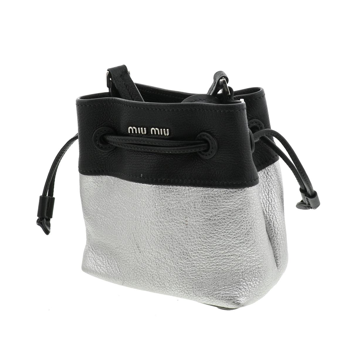 楽天市場】【美品】MIU MIU ミュウミュウ 巾着 ショルダーバッグ