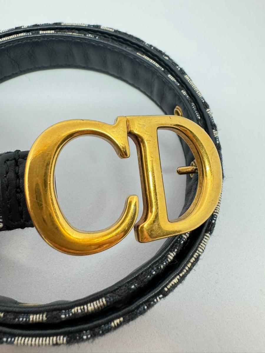 クリスチャン ディオール 腕時計 レディース アナログ 黒レザーベルト