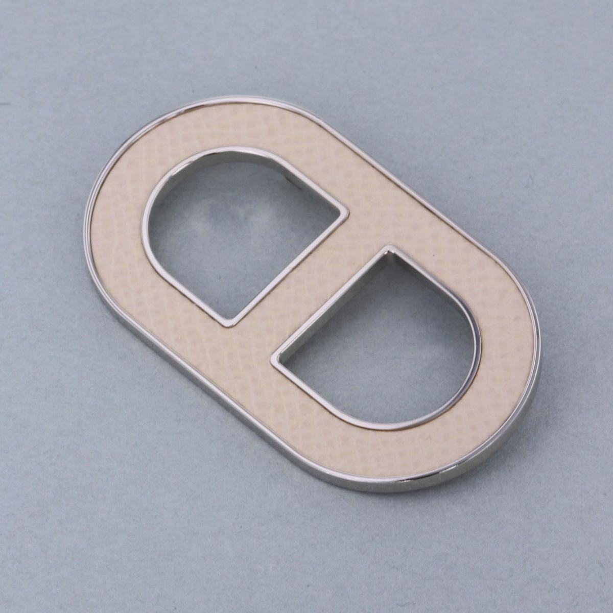 楽天市場】【美品】 HERMES エルメス シェーヌダンクル ブローチ