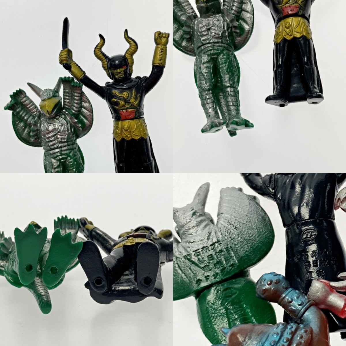 当時物 レトロ ミニソフビ セット 仮面ライダー等 ジャンク