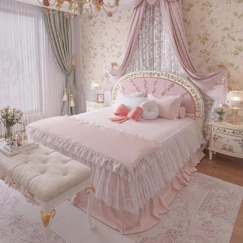 ロココ調 キングウッドキャビネット サーペンタイン×オルモル装飾