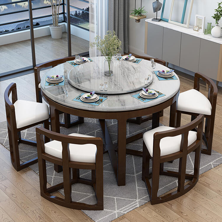 取引成立済ローズ⑤】大理石円形テーブルセット（テーブル皿） 取引