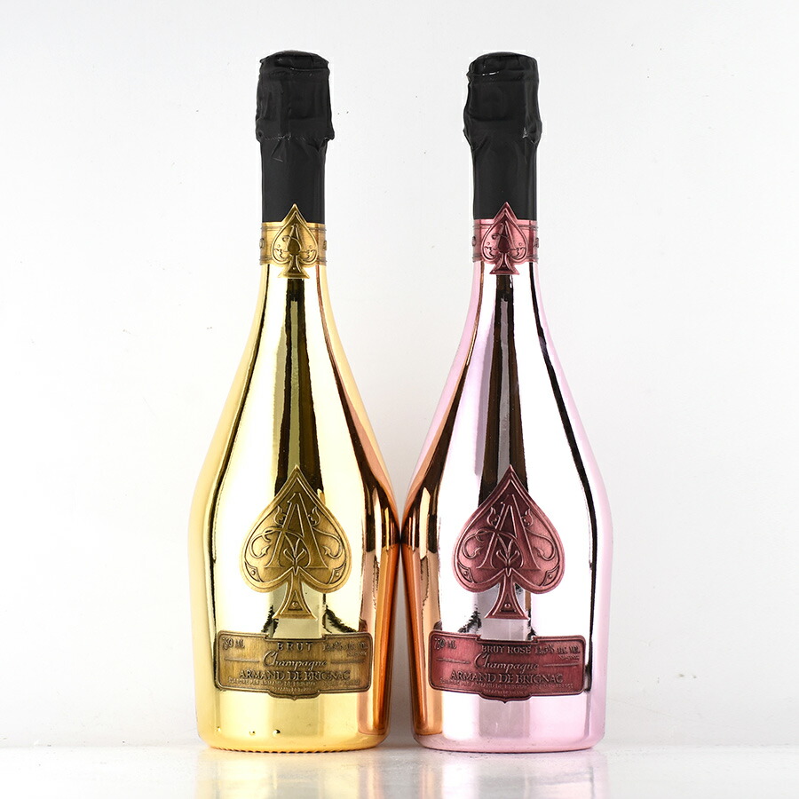 楽天市場】アルマンド ゴールド&ロゼ2本セット NV ケース付き アルマン