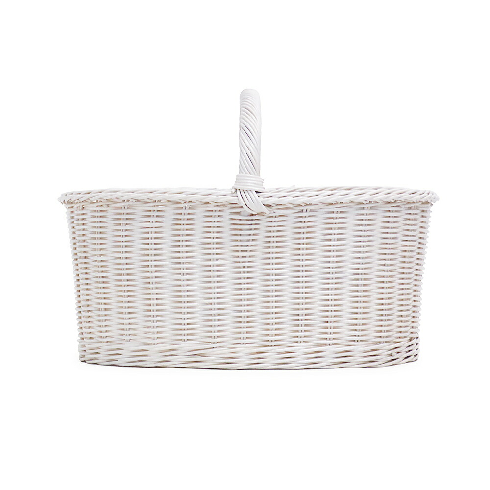 楽天市場】ラッセル No.027 Rattan ハンドル付収納バスケット(Lサイズ