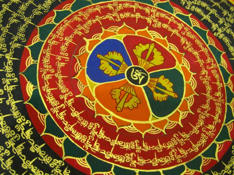 楽天市場】【種子 曼荼羅 (しゅじまんだら)】サイズ約35cm×35cm レッド