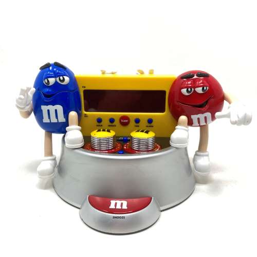 エムアンドエムズクロック時計アメトイディスプレイサインM&Ms