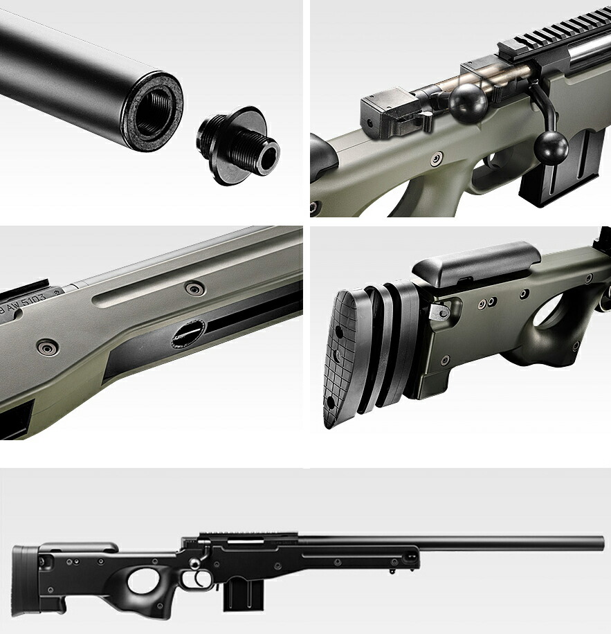 楽天市場】【本体セット】東京マルイ L96 AWS BKストック【スペシャル