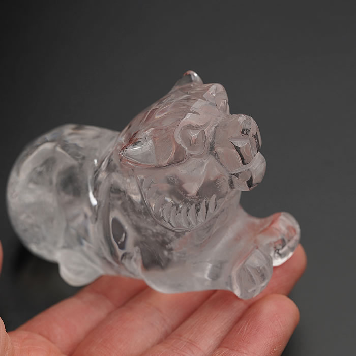 楽天市場】【数量限定】【希少】【風水アイテム】水晶 虎 約70mm 彫刻