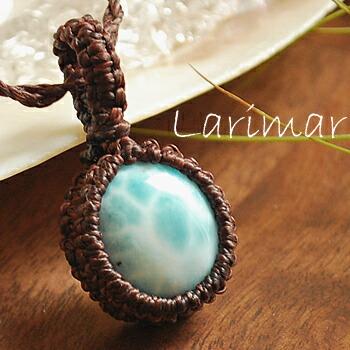 楽天市場】【一点もの】最上級ラリマーAAA マクラメ編みペンダント