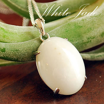 楽天市場】天然白翡翠 翡翠 ペンダントトップ ネックレス 翡翠 天然石