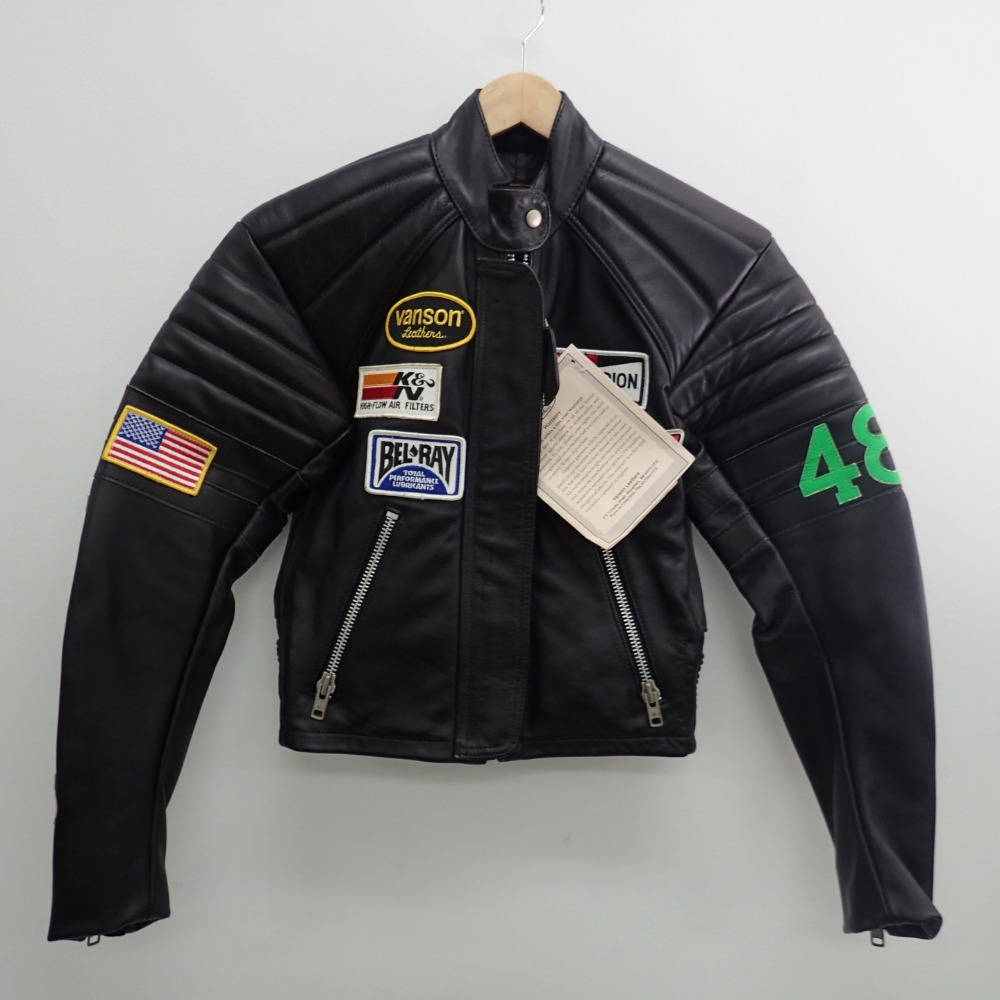 楽天市場】VANSONバンソン 新品同様□TC Cruise Jacket ワッペン付