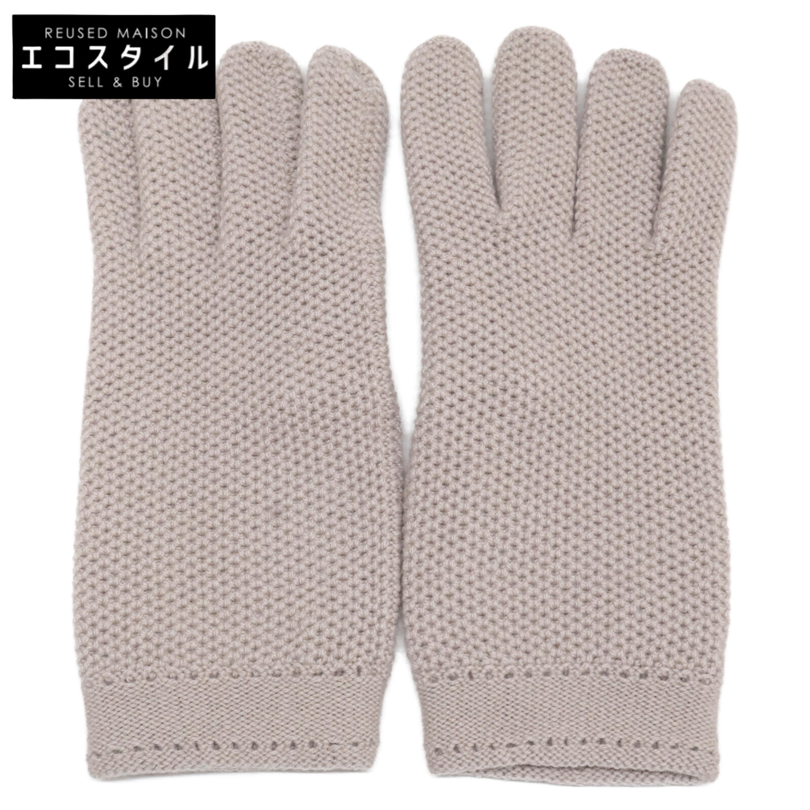 正規品Loro Pianaグレー手袋 メンズMサイズ メンズ アクセサリー