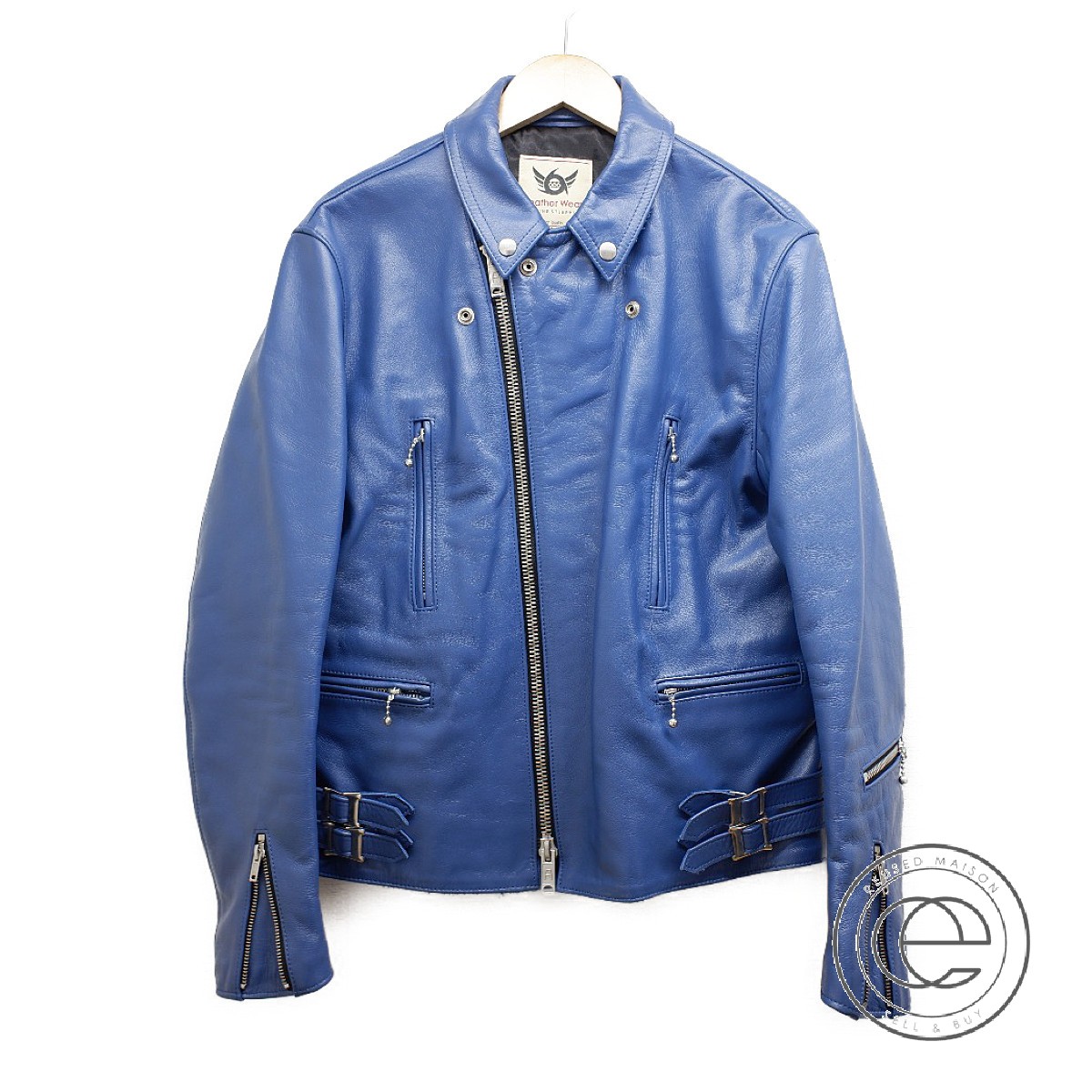 666 シングル ライダース シドジャン 36 英国製 シープスキン 666