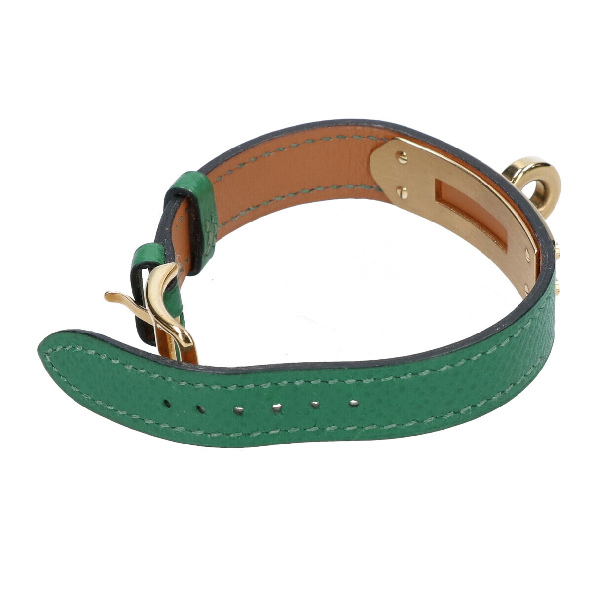 ☆HERMES エルメス ケリーウォッチ 時計ベルトのみ レザー グリーン