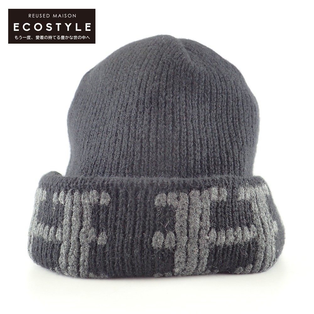 HERMES エルメス カシミヤ ニット帽 ビーニー 『 Hロゴ 』マルジェラ期