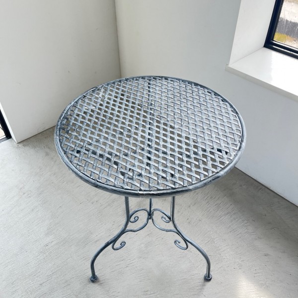 楽天市場】ガーデンテーブル マリー グレー アイアンテーブル アイアン