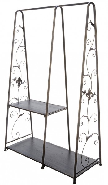 アンティークのブロンズスチールラック 2点セット ヴィンテージ 楽天