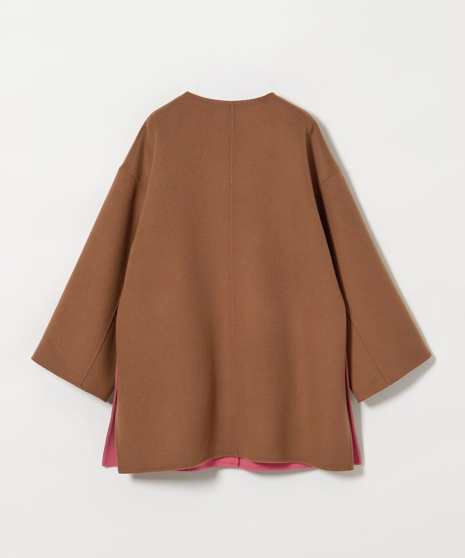 UNITED ARROWS｜バイカラー リバー ミドルコート | Rakuten Fashion