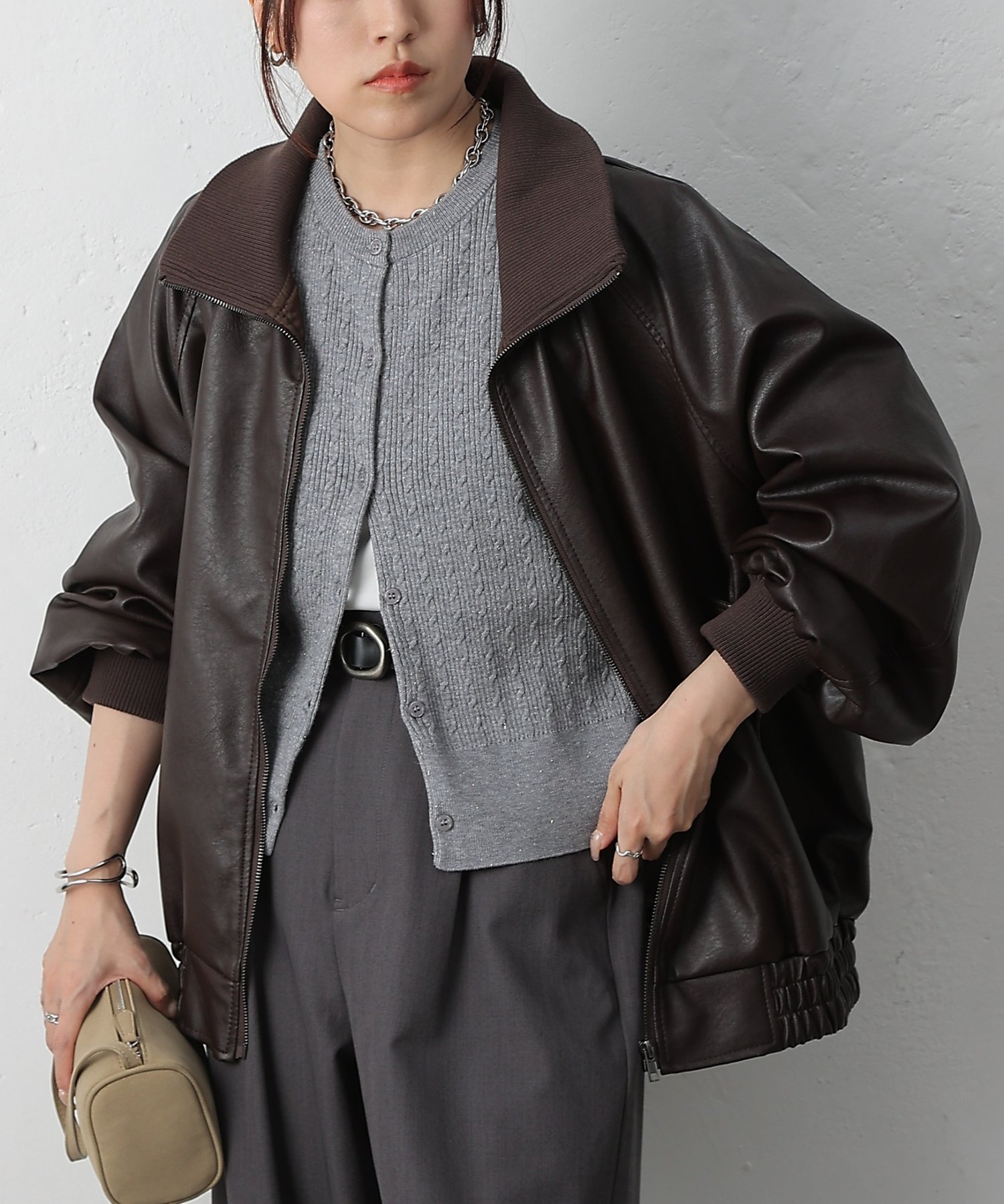 COLONY 2139｜【着用動画あり】フェイクレザーMA-1 | Rakuten Fashion