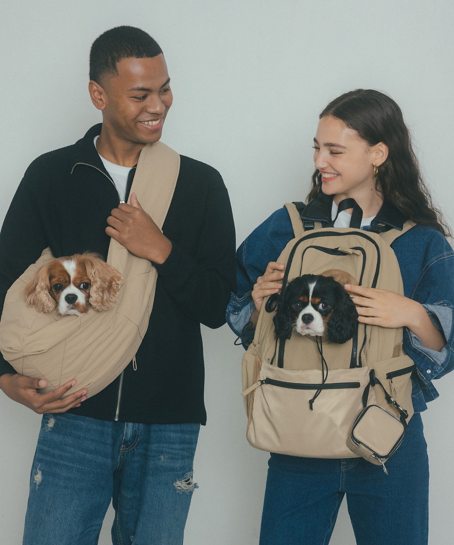 新品】未使用 MATIE ペットリュック Mサイズ 犬用 ブラック 犬用