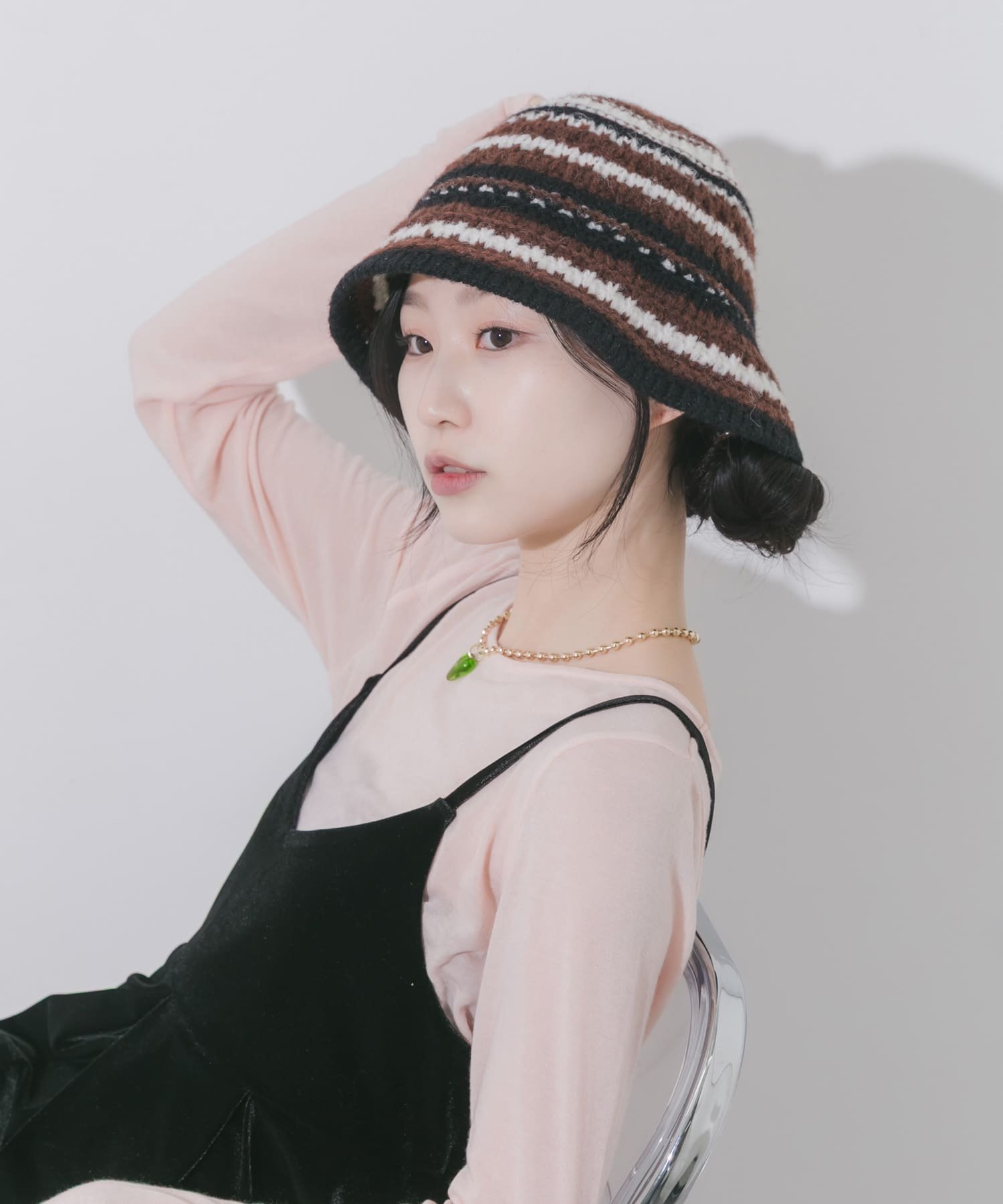 SMELLY｜マルチボーダーニットハット | Rakuten Fashion(楽天