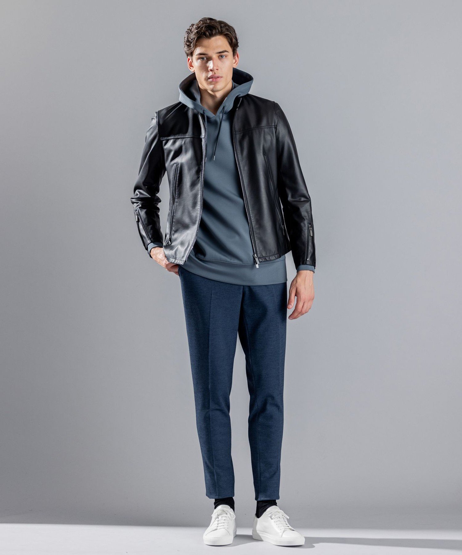 JOSEPH HOMME｜ライトラムナッパレザー シングルライダース | Rakuten