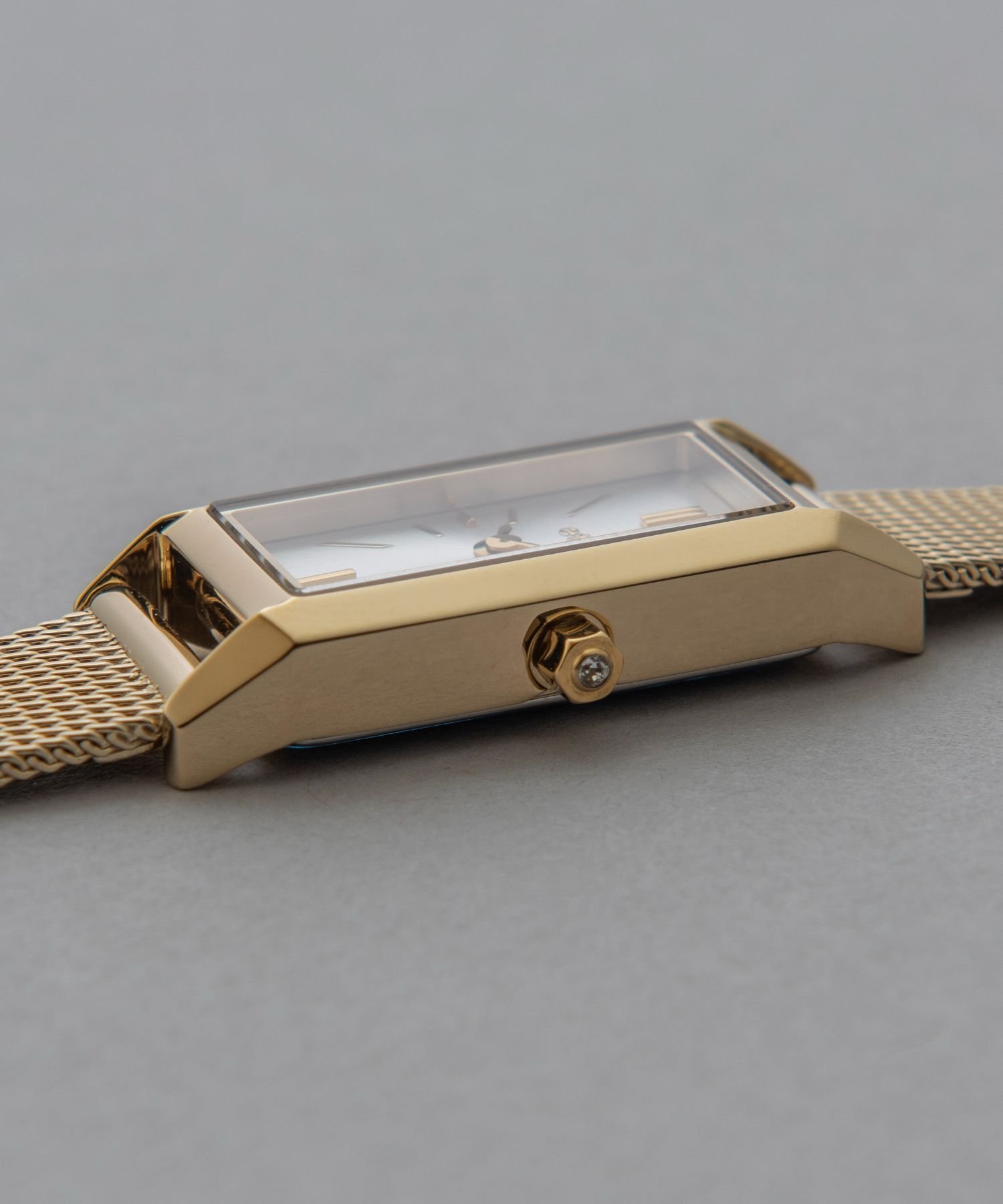 ete｜レクタングルフェイス メッシュベルト ウォッチ | Rakuten