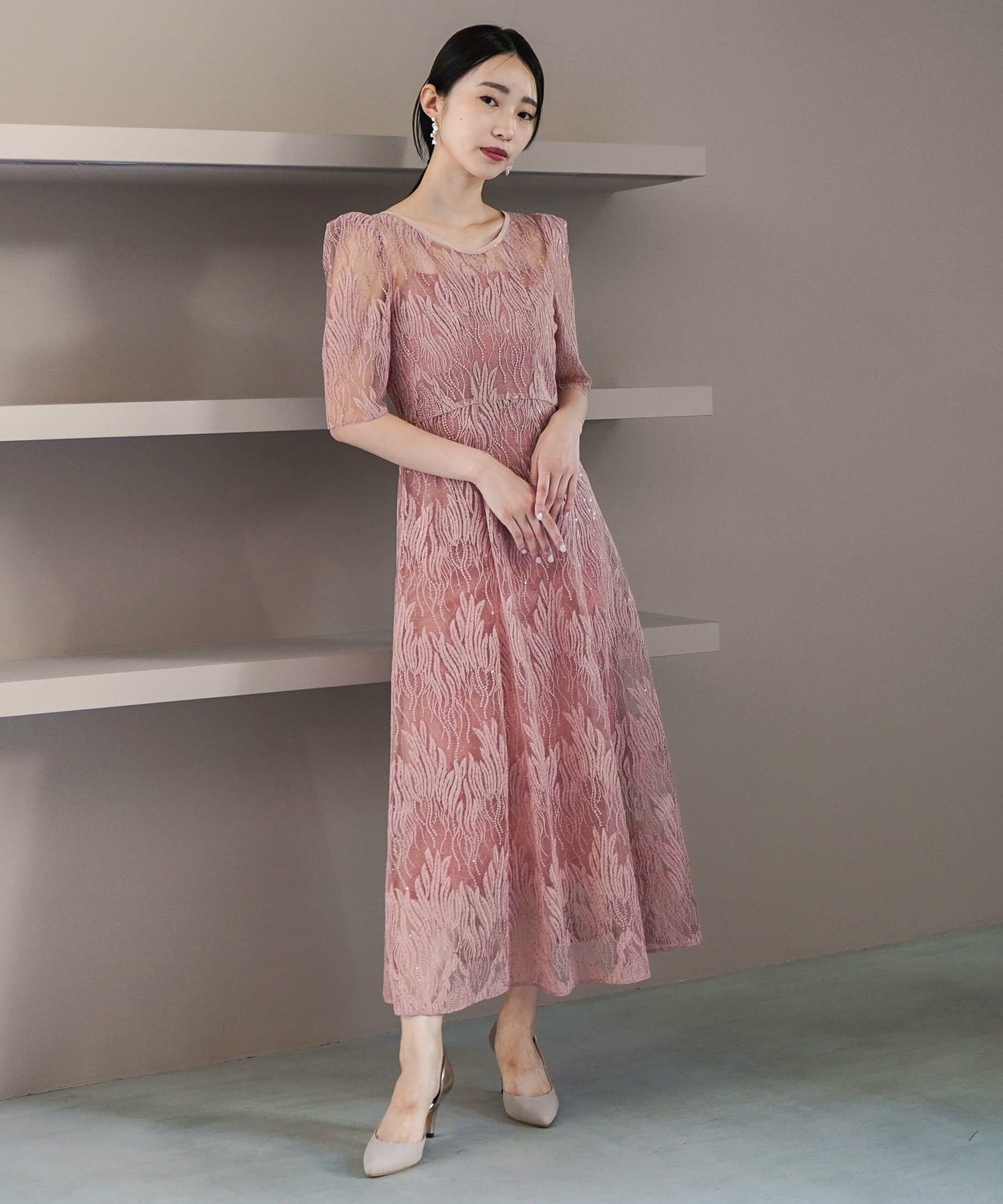 kaene｜スパンコールアネモネドレス | Rakuten Fashion(楽天