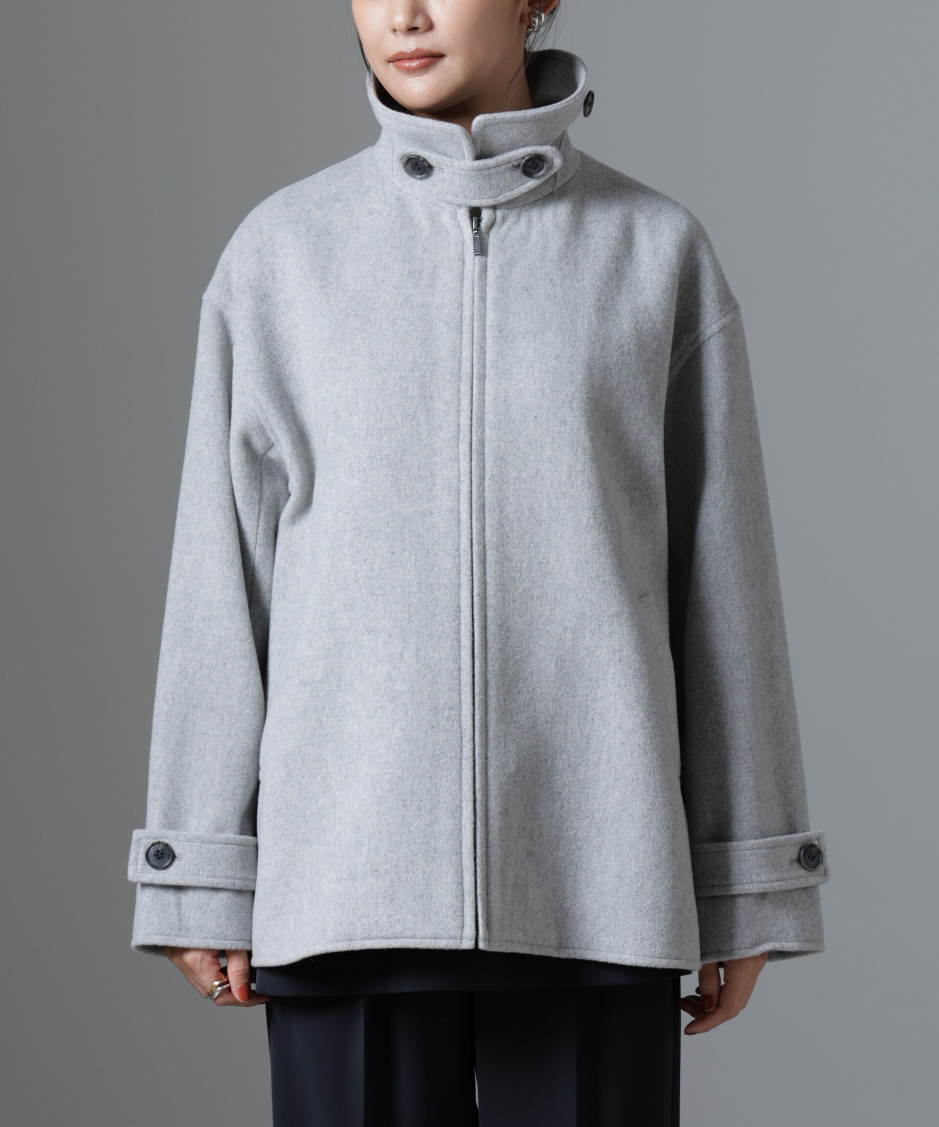 NANO universe｜ZIPミドルコート | Rakuten Fashion(楽天ファッション