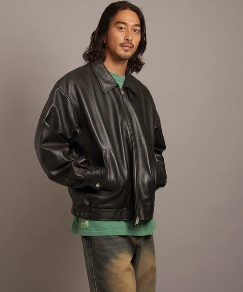 JACKROSE｜【SKOOKUM×JACKROSE】 LAMB LEATHER ZIP JACKET 2025(MENS