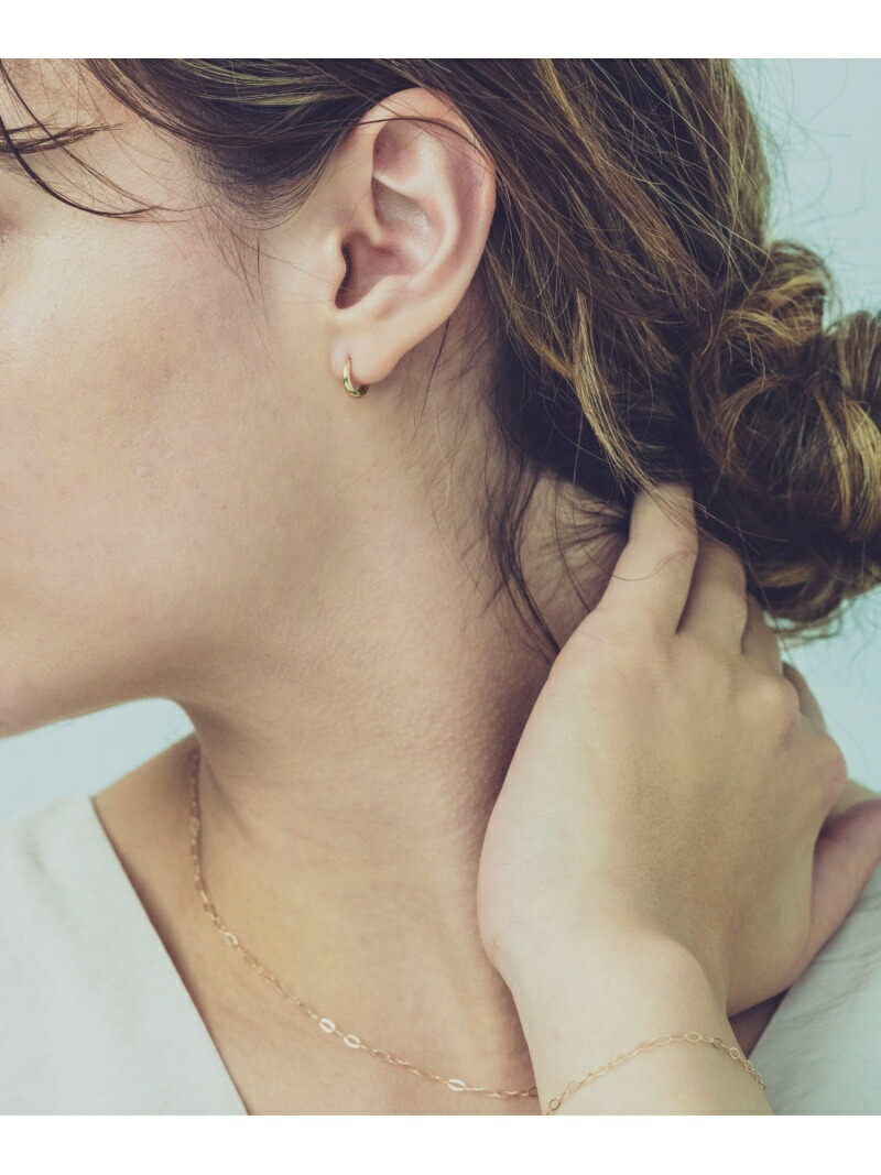 ete｜K18YG フープ ピアス | Rakuten Fashion(楽天ファッション／旧