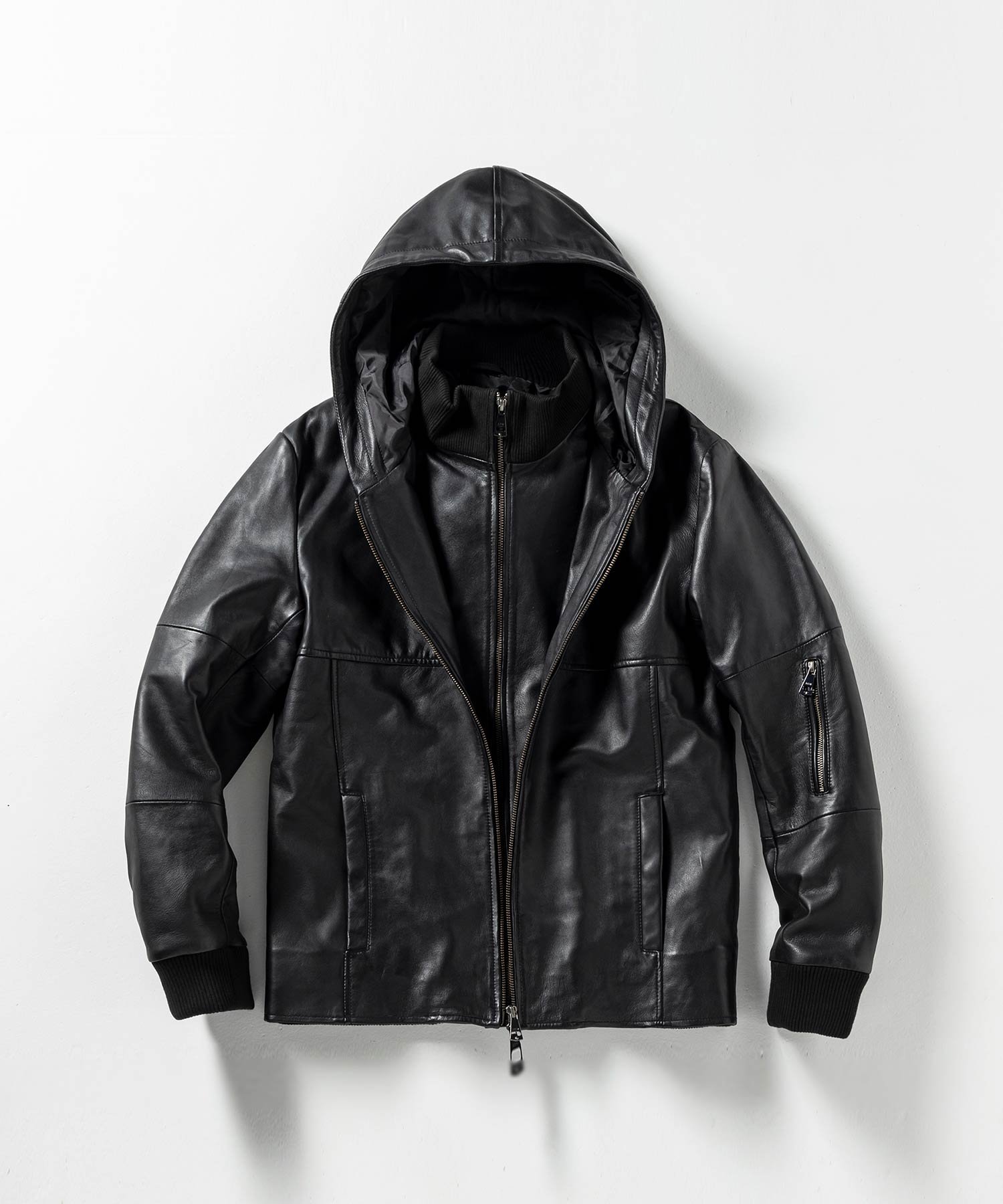 SHIFFON｜(M)AKM Contemporary/ASO-22004W レイヤードシープレザー中綿