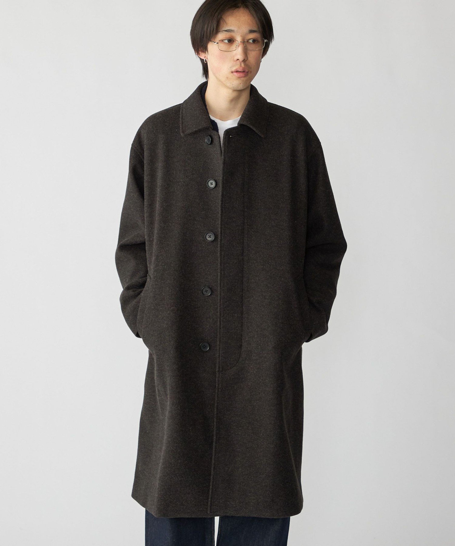 SHIPS｜City Ambient Products: オーバーサイズ メルトン コート
